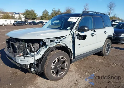 2024 Ford Bronco Sport Outer Banks z USA, uszkodzony, nr VIN 3FMCR9C68RRF49588